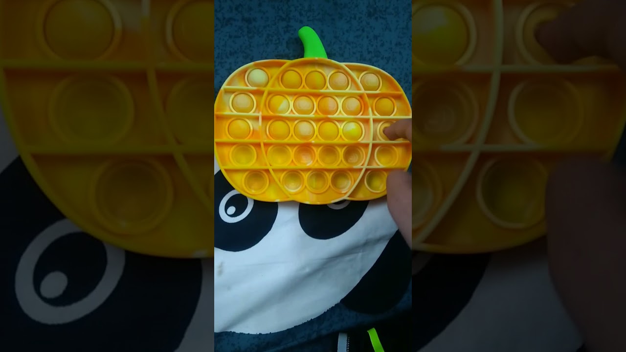pumpkin halloween pop it 