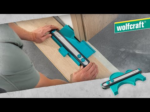 Konturenlehre PRO: Abtasten, Übertragen & Positionieren von Schnittverläufen ohne Messen | wolfcraft
