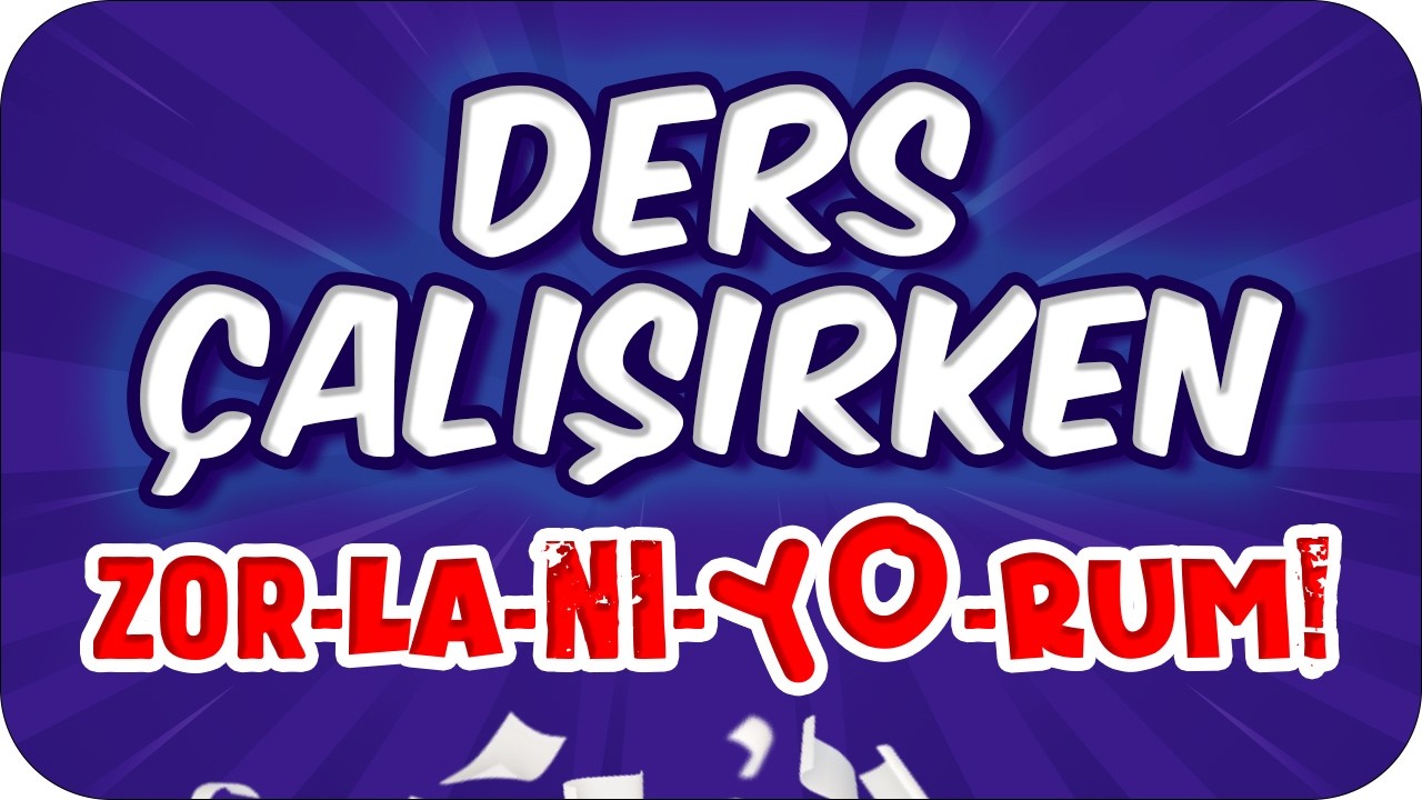 Ders Çalışırken Zorlanıyor musun ❓ En Etkili Çözümler ✅