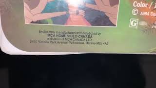 Opening To The Land Before Time 2: The Great Valley Adventure 1994 VHS