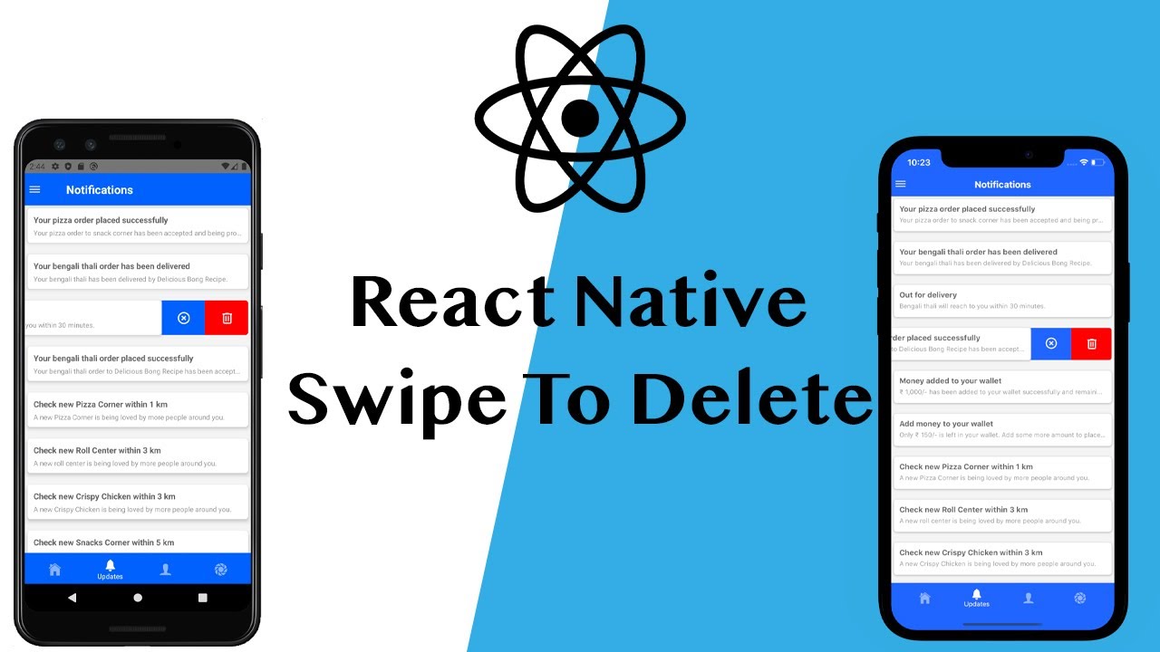 React Native Swipe To Delete Tutorial