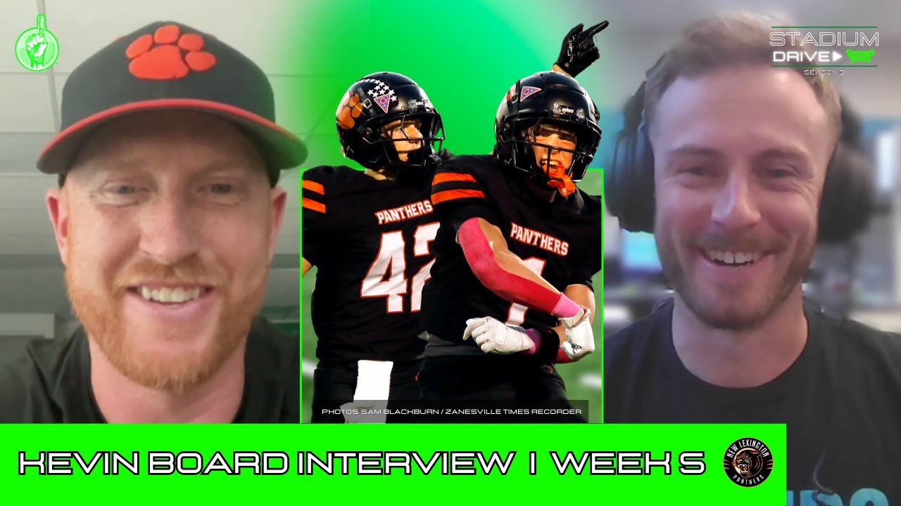 Stadium Drive WEEK 5 | Head Coach Kevin Board — New Lexington (4-0) at Tri-Valley (3-1)