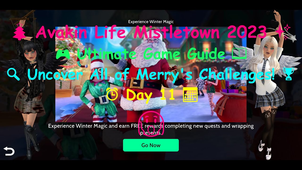 🎁 Avakin Life: Ultimate Mistletown Guide 2023 🔍 Day 11🎄 LKWD Merry's Challenges Decoded! 🌟