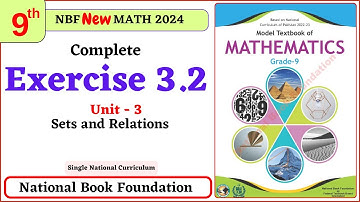 Class 9 Maths Chapter 3 Exercise 3.2 New Book| National Book Foundation Class 9 Maths | MathPhysics