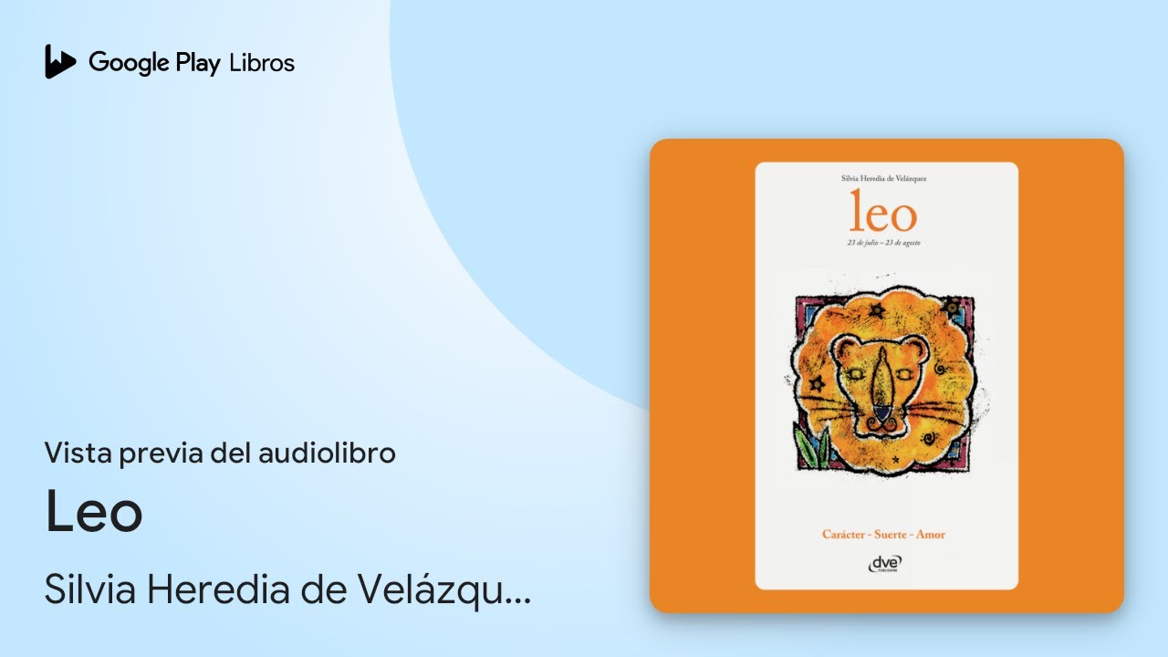 Leo de Silvia Heredia de Velázquez · Vista previa del audiolibro