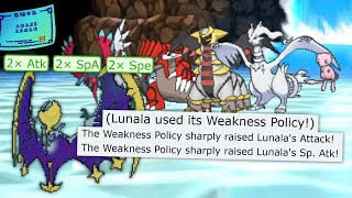 Weakness Policy Shadow Shield Lunala (pokemon showdown SWEEP)