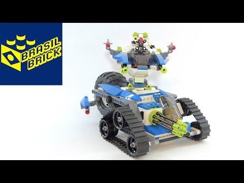 YouTube thumbnail: LEGO Exo-Force 8118 Tanque de Resgate Híbrido | Montagem Rápida #16