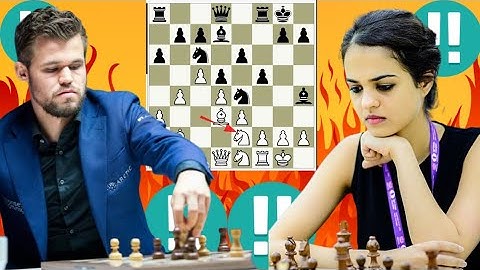 Magnus Carlsen vs Tania Sachdev chess game 4