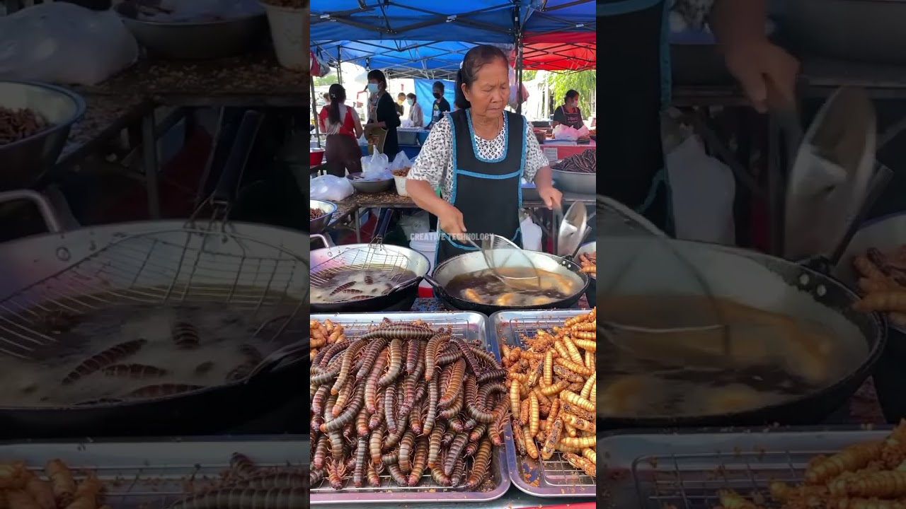 unique snacks at traditional markets
