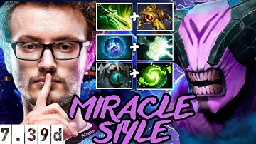 MIRACLE- STYLE FACELESS VOID GAMEPLAY🔥 | Dota 2 Patch 7.39d
