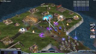 USA Laser ( Shockwave Mod ) - Command & Conquer Generals Zero Hour - 1 vs 5 HARD Gameplay