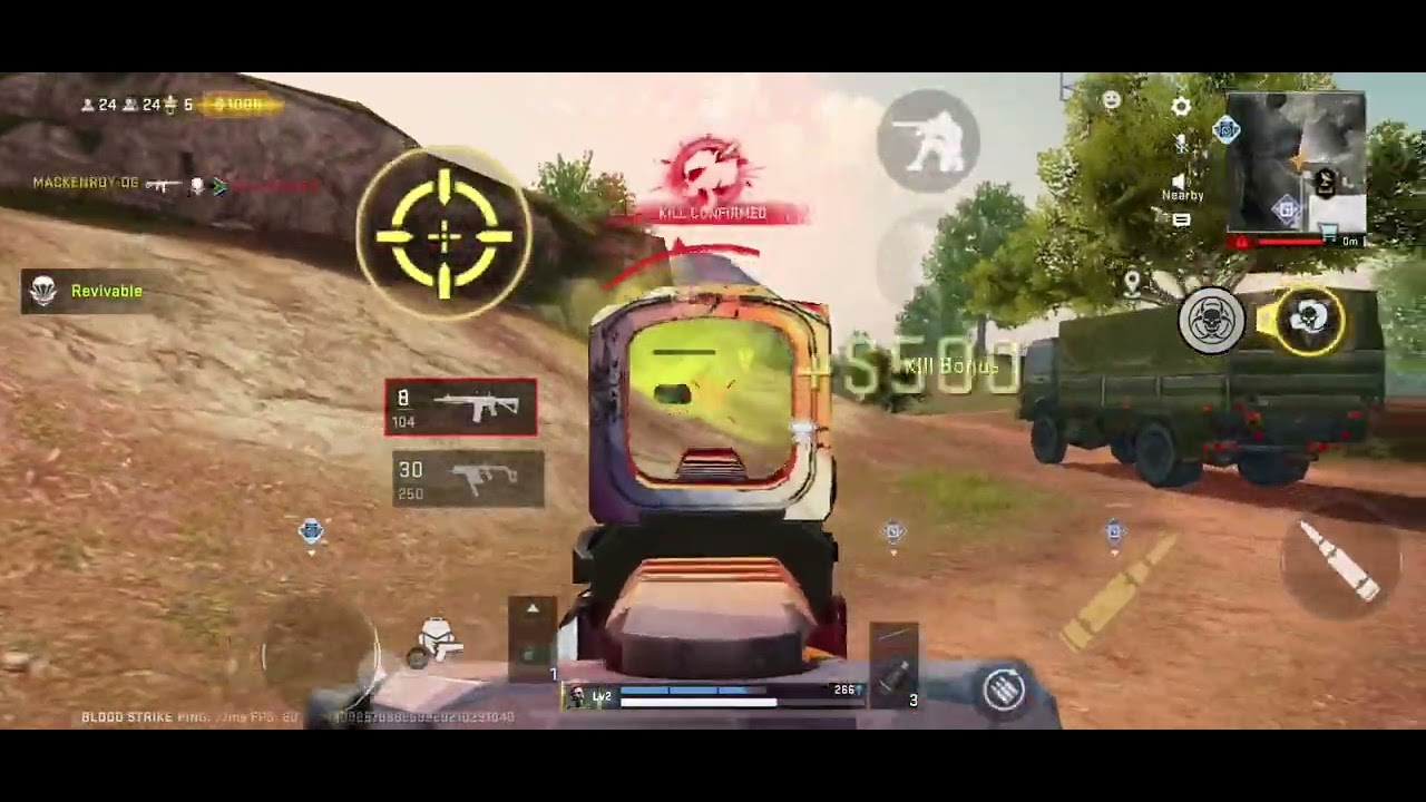 This is the first time playing blood strike