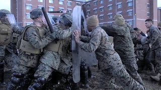 Non-Lethal Weapons Training At Camp Lejeune