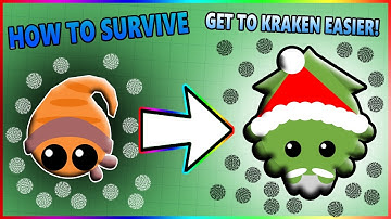 MOPE.IO HOW TO GET TO KRAKEN EASIER! SURVIVAL TIPS, TRICKS & ADVICES!! (Mope.io)