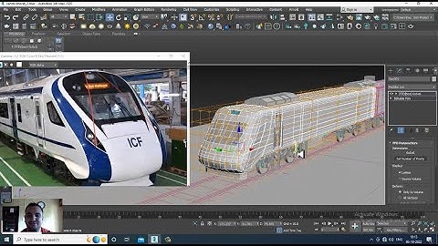 3DsMax Tutorials, Learn 3D Modeling  Vande Bharat Express Train from Scratch in 3Dsmax ( Part 7)