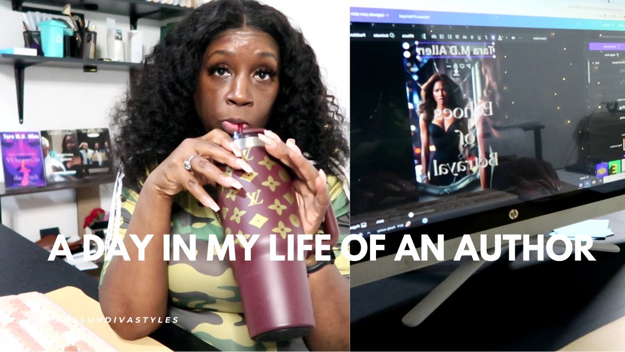 Behind the Pen with Tara | Designing My Novel Cover from Scratch | Author Vlog Day