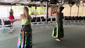 HKC Hula Practice Back Final Christ Is R. For Easter 2024