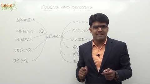 Introduction of Coding & Decoding in Hindi | Reasoning Ability in Hindi | TalentSprint Aptitude Prep