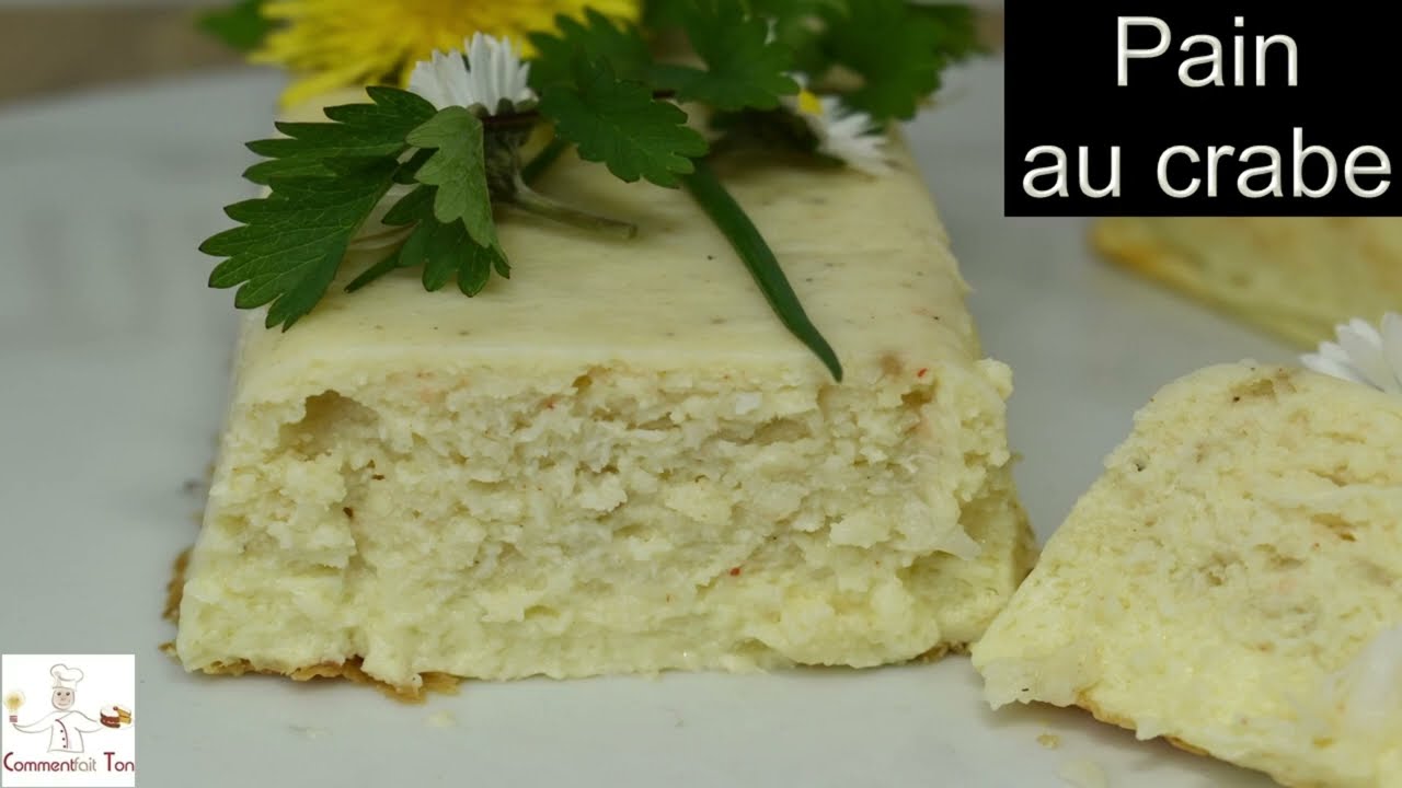 Pain au crabe - comment faire un pain de poisson au crabe facilement et rapidement