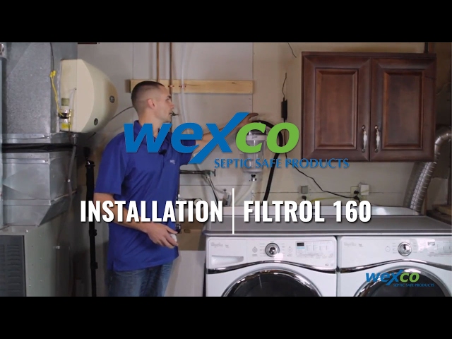WexCo Environmental Filtrol 160 washing machine lint trap