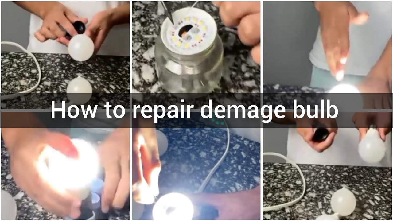 Problems Bulb How to repair demage bulb #repair #repairing #tech #bulb # ...