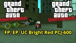 LIBERTY CITY STORIES HOW TO OBTAIN THE FP, EP, EC BRIGHT RED PCJ-600