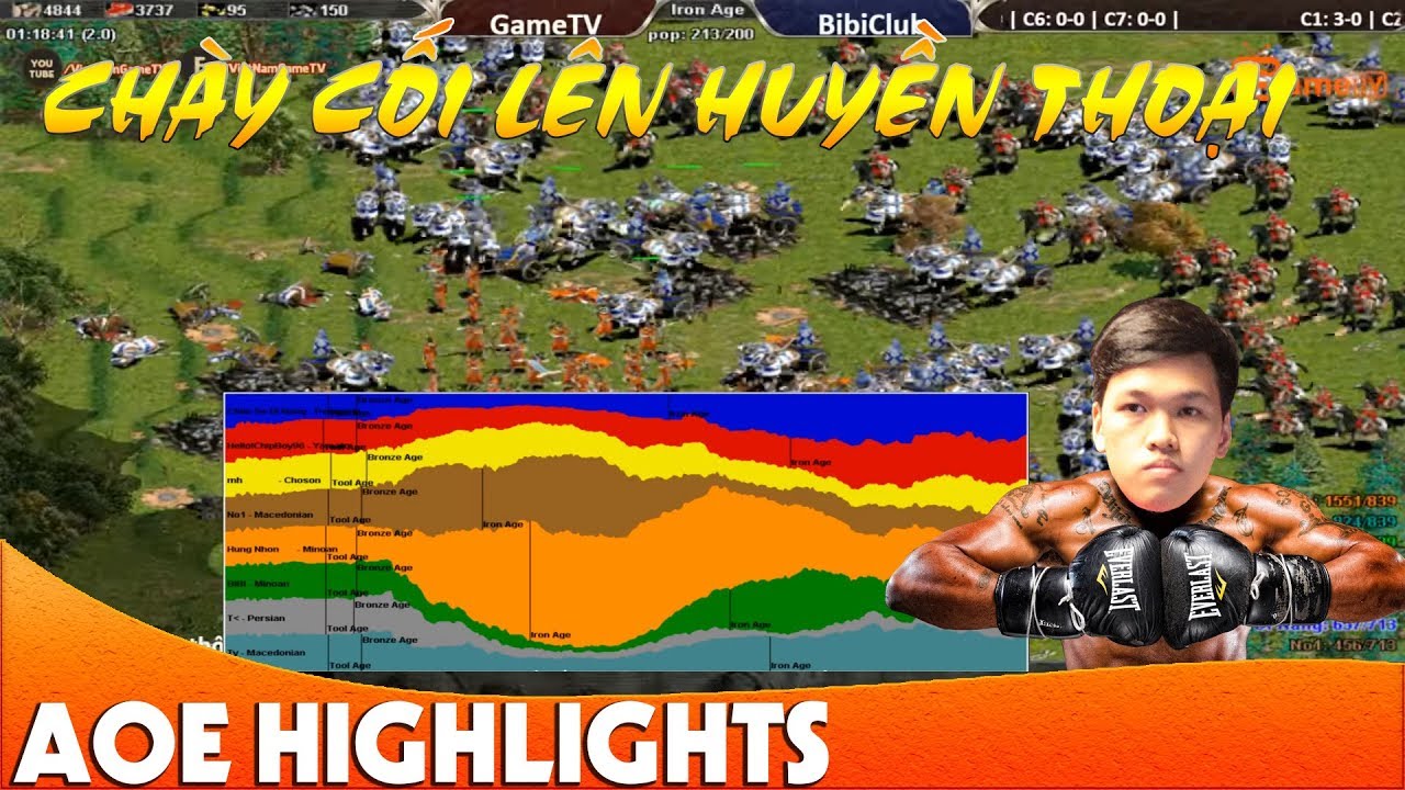 Trận đấu ngược dòng kinh điển nhất AoE của Chim Sẻ Đi Nắng | AoE Highlight