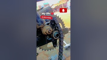 How To Correctly lube Your Chain#Chain spray used 😍😍#shorts