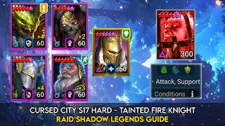Cursed City S17 Hard - Tainted Fire Knight | Raid Shadow Legends Guide