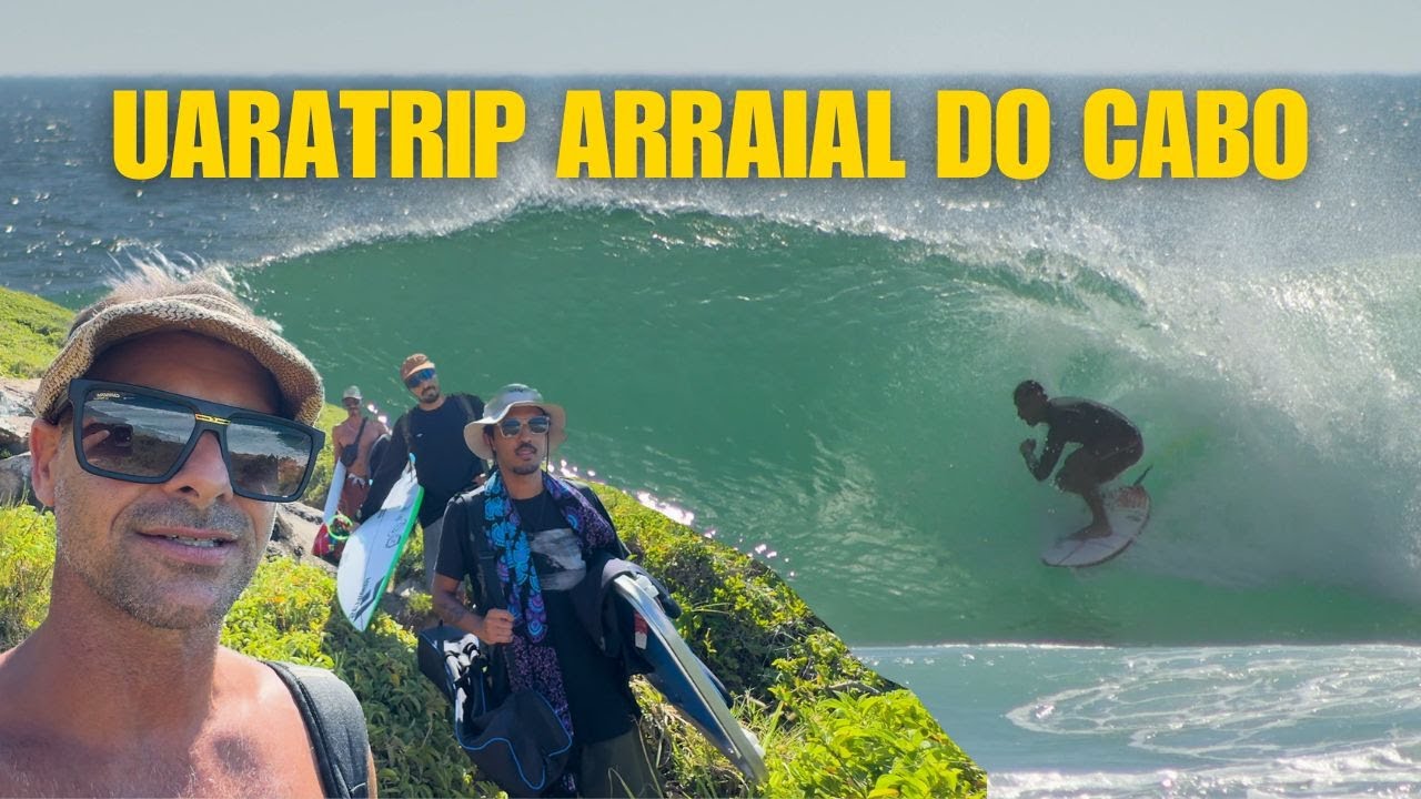 ALTAS ONDAS E MUITA RESENHA NA PRAIA BRAVA DE ARRAIAL DO CABO! - EP 24