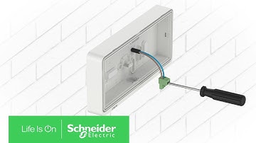 Exiway Light: installazione con entrata cavi posteriore | Schneider Electric Italia