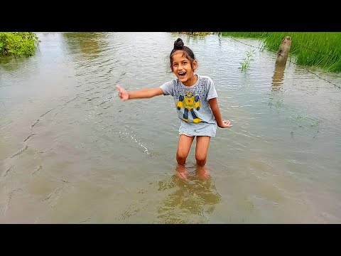 karanveer want to see ਹੜ੍ਹ ਦਾ ਪਾਣੀ flood water