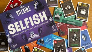 Disney Villains SELFISH Card Game – Race to the Throne! (Playthrough)