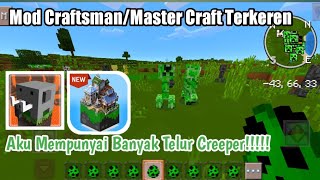 Aku Mempunyai Berbagai Macam Creeper||Mod Creeper Craftsman/Master Craft+Cara Pemasangannya screenshot 4
