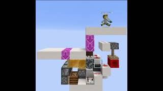 Fast 3-block elevator [#redstone showcase]