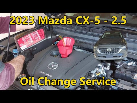 2023 Mazda CX-5 – 2.5 – Oil Change Service