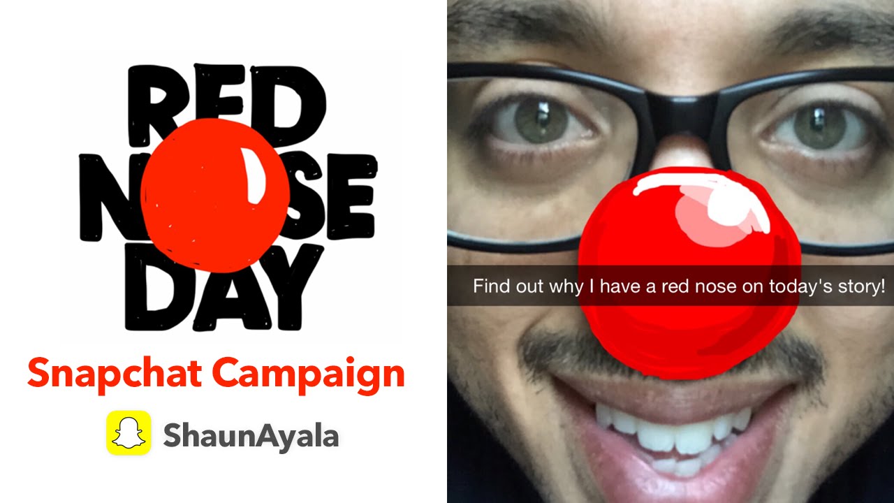 Snapchat Rednoseday Org Snapchat Campaign By Shaunayala Youtube