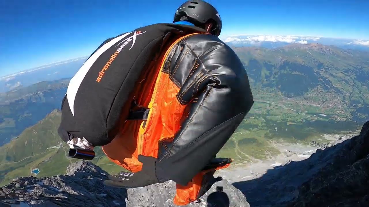 Insane High Eiger 2 Grindelwald Wingsuit Flight - Amazing Experience!