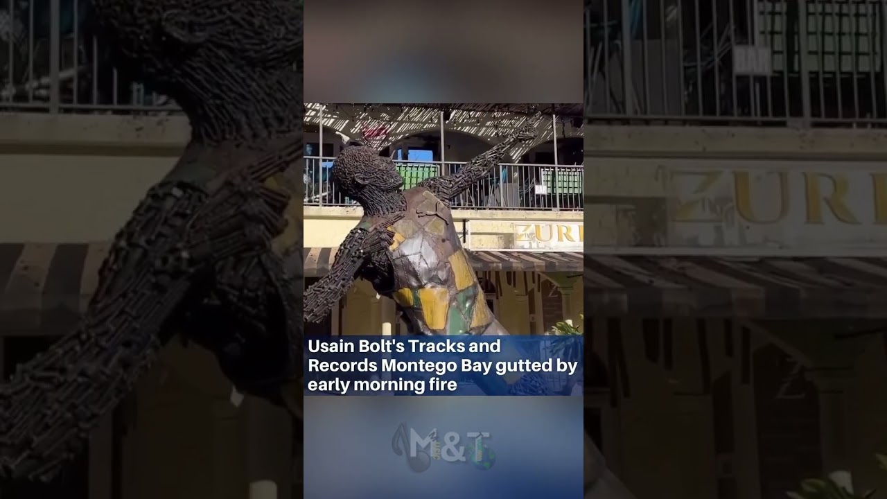 Usain Bolt’s Tracks & Records Montego Bay last night 😔 