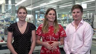 Hall family visit the Institute