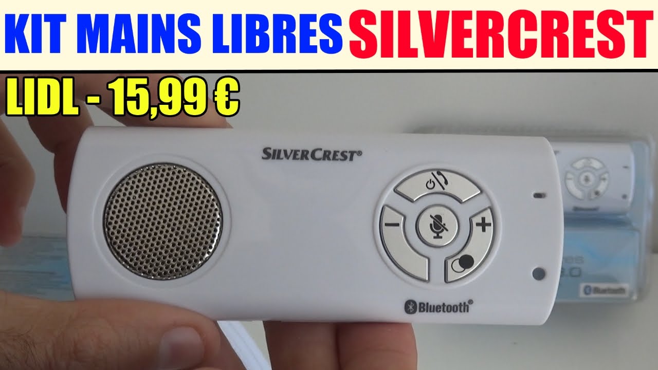 Vivavoce Bluetooth per auto Silvercrest LIDL a 17.99 € 