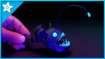 Flexy Angler Fish #3dprinting #timelapse #adafruit