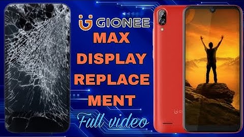 Gionee Max display replacement