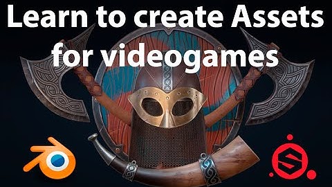 Modeling and texturing assets for videogames with Blender 2.8x and Substance Painter