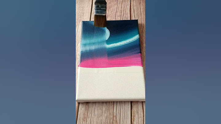Aurora borealis night sky / easy acrylic painting ideas for beginners 💙