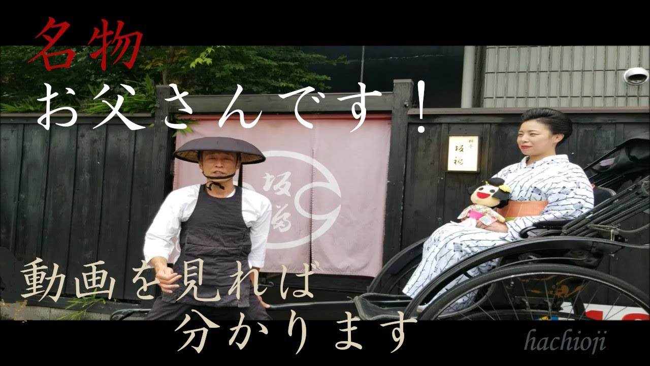 八王子芸者(竹千代、菜乃佳、ふく弥) 観光PR動画 名物お父さんに会える