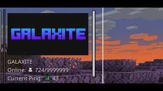 Playing Galaxite and stream it for the first time... Come & join! Minecraft Bedrock Edition