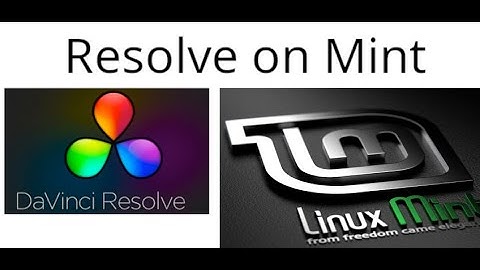 Install DaVinci on Linux Mint just copy and paste