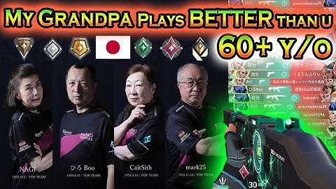The Oldest 70+ Years Old Professional VALORANT Team in Japan