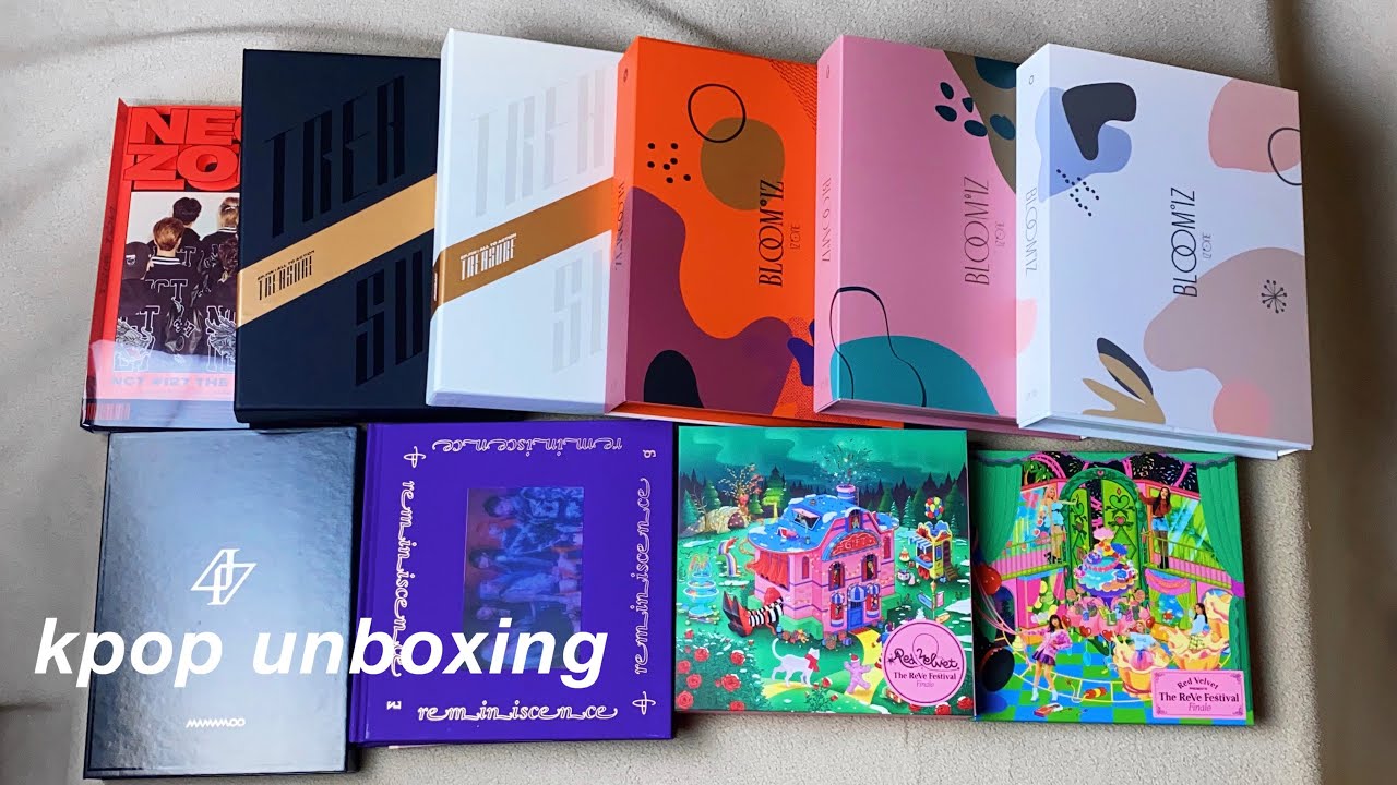 unboxing a bunch of kpop albums just for you 